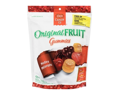 Dare Naturally Flavoured Candy Original Fruit Gummies Medley - 450.0 G
