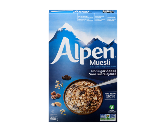 Alpen Muesli, No Sugar Added - 600.0 G