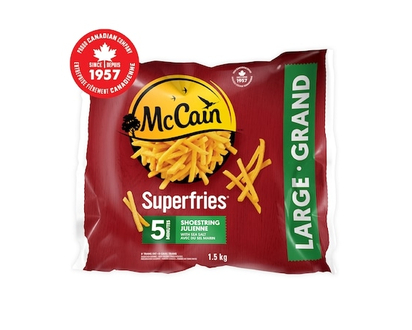McCain Superfries® 5 Minute Shoestring Fries - 1.5 KG