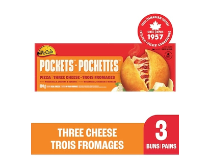 McCain Pizza Pockets® Three Cheese - 300.0 G