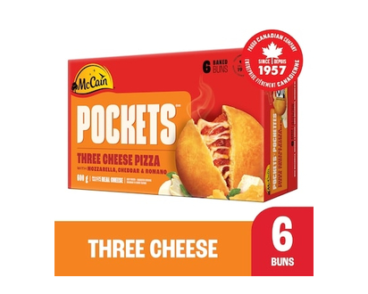 McCain Pizza Pockets® Three Cheese - 600.0 G