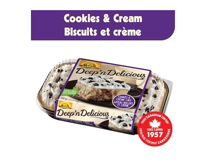 McCain Deep'n Delicious Cookies & Cream Cake - 510.0 G