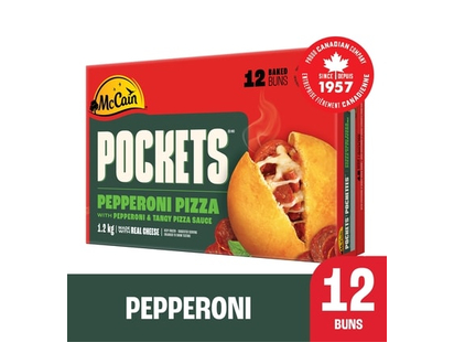 McCain Pizza Pockets® Pepperoni - 1.2 KG
