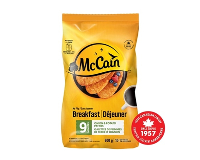 McCain 9 Minute No Flip Onion & Potato Patties - 600.0 G
