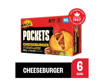McCain Pockets® Cheeseburger - 540.0 G