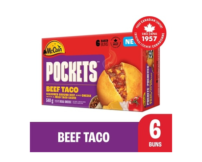 McCain Pockets® Beef Taco - 540.0 G