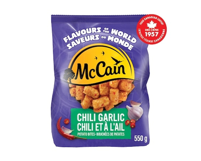 McCain Flavours of the World Chili Garlic Potato Bites - 550.0 G