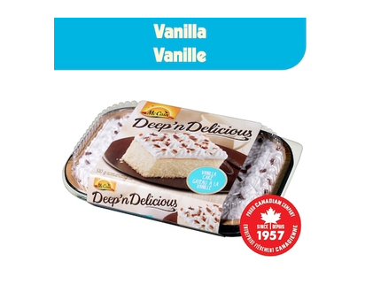 McCain Gâteau à la vanille Deep’n Deliciousᴹᴰ - 510.0 G