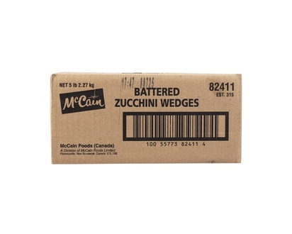 Battered Zucchini Wedges - 2.27 KG