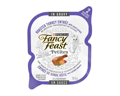 Purina Fancy Feast Petites Roasted Turkey Entrà©e, Wet Cat Food - 79.4 G