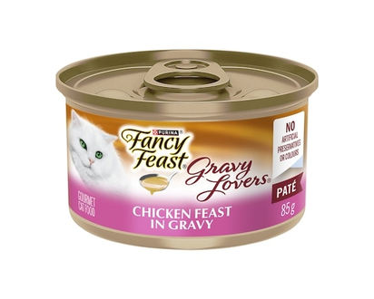 Purina Fancy Feast Gravy Lovers Patà© Chicken Feast in Gravy, Wet Cat Food - 85.0 G