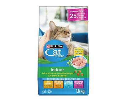 Purina Cat Chow Indoor Real Chicken, Dry Cat Food - 1.6 KG