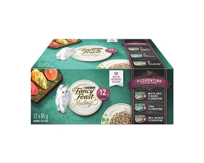 Purina Fancy Feast Medleys Collection Florentine, Nourriture Humide pour Chats 12 x 85 g - 85.0 G