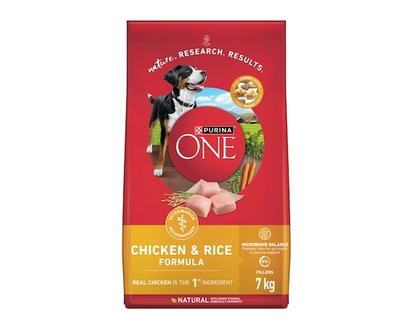 Purina ONE Microbiome Balance Chicken & Rice Formula, Dry Dog Food - 7.0 KG