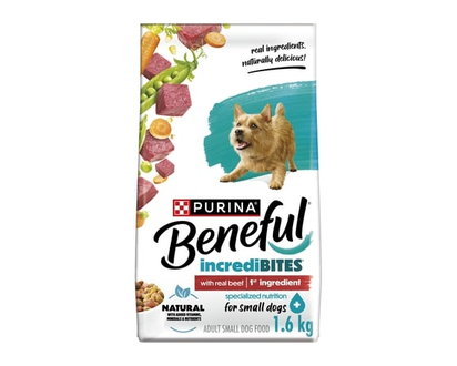 Purina Beneful Incredibites incredibites pour chiens de petites races avec vrai bœuf nourriture sèche pour chien - 1.6 KG