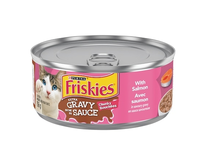 Purina Friskies Extra Gravy Salmon in Savoury Gravy, Wet Cat Food - 156.0 G