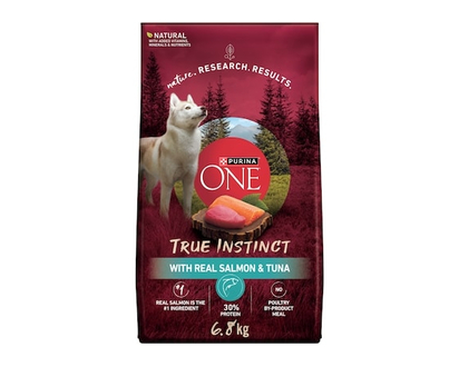 Purina ONE True Instinct Salmon & Tuna, Dry Dog Food - 6.8 KG