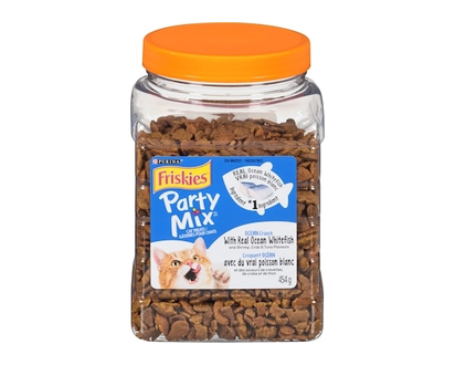 Purina Friskies(MD) Party Mix(MD) Croquant Océan Gâteries pour Chats 454 g - 454.0 G