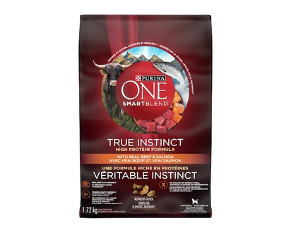 Purina ONE True Instinct Beef & Salmon, Dry Dog Food - 1.72 KG