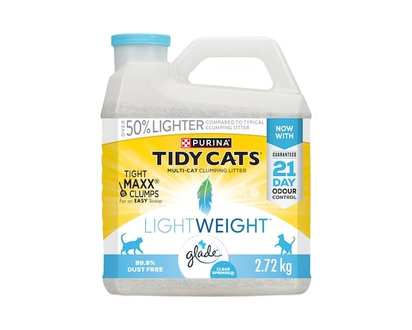 Purina Tidy Cats LightWeight Cat Litter with Glade Clear Springs Multi-Cat - 2.72 KG