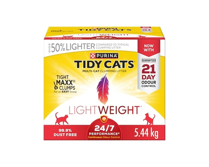 Purina Tidy Cats LightWeight Cat Litter 24/7 Performance Multi-Cat - 5.44 KG