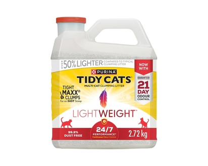 Purina Tidy Cats LightWeight Cat Litter 24/7 Performance Multi-Cat - 2.72 KG
