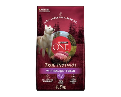 Purina ONE True Instinct Beef & Bison, Dry Dog Food - 6.8 KG