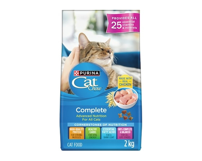 Purina Cat Chow Complete Real Chicken, Dry Cat Food - 2.0 KG