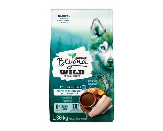 Beyond Wild Dry Dog Food Whitefish & Egg Recipe - 1.36 KG