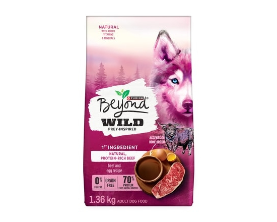 Beyond Wild Dry Dog Food Beef & Egg Recipe - 1360.0 G