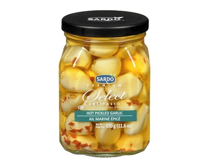 Sardo Hot Pickled Garlic - 375.0 ML