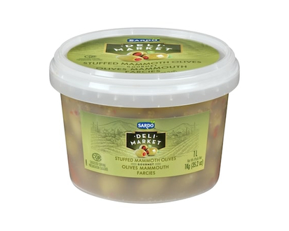 Sardo Stuffed Mammoth Olives - 1.0 L