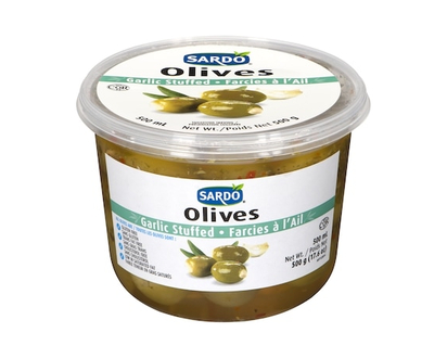 Sardo Garlic Stuffed Olives - 500.0 G