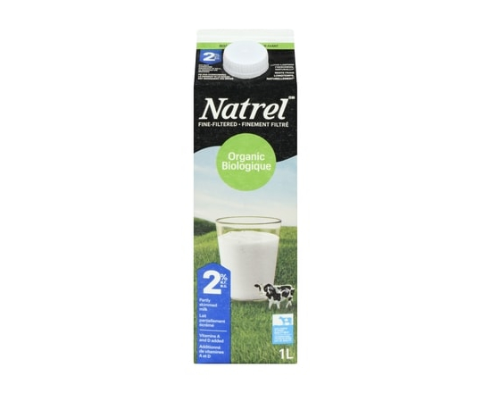Natrel Lait biologique 2% (1L) - 1.0 L