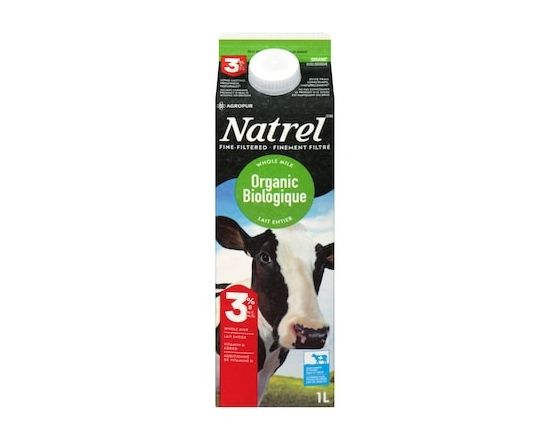 Natrel Lait biologique 3,8% (1L) - 1.0 L
