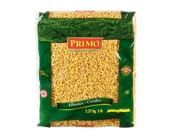 Primo Pâtes macaroni coudes - 2.27 KG