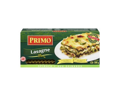 Primo Lasagne, épinards - 500.0 G
