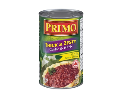 Primo Pasta Sauce, Thick & Zesty Garlic & Herb - 680.0 ML