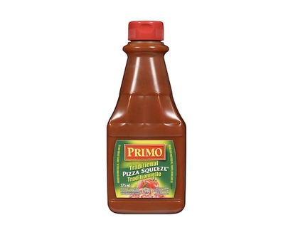 Primo Sauce à pizza à saveur originale en bouteille compressible - 375.0 ML