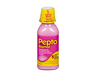 Pepto-Bismol Liquid For Nausea, Heartburn, Indigestion, Upset Stomach, Diarrhea - 230.0 ML