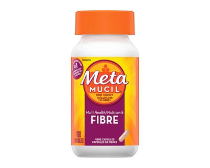 Metamucil 3 in 1 MultiHealth Fibre! Fiber Supplement Capsules, 100 Count - 100 CAP