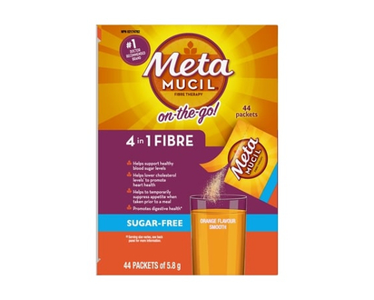 Metamucil Fibre Powder Orange Flavour Smooth Singles - 44.0 EA