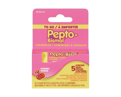 Pepto-Bismol Cherry Chewables - 24.0 EA