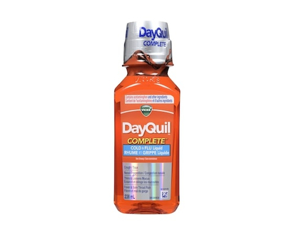 Vicks DayQuil COMPLETE Cold & Flu Symptom and Congestion Relief - 236.0 ML