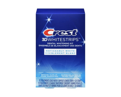 Crest Whitestrips Noticeably White At-Home Teeth Whitening Kit, 10 Treatments - 10.0 EA