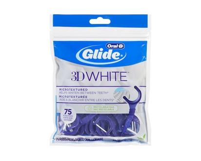 Oral-B Glide 3dwhite porte-soie dentaire - 75.0 EA