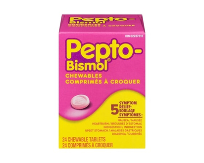 Pepto Bismol Chewable Tablets 24 ct - 24 TAB