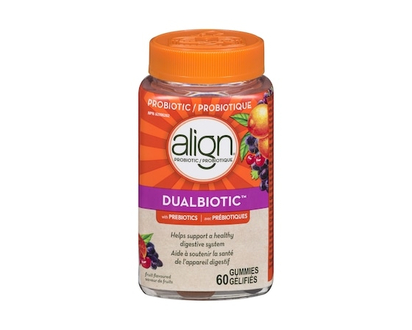 Align Dualbiotic Prebiotic + Probiotic Gummies, #1 Doctor Recommended - 60.0 EA