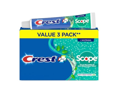 Crest Complet blanchissant plus, 120 mL, emballage triple - 360.0 ML