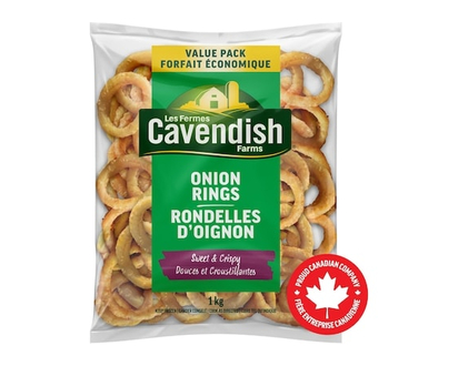 CAVENDISH FARMS Value Pack Sweet & Crispy Onion Rings - 1.0 KG